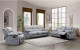 Lille U250 Sofa Set Light Grey Global Furniture