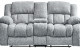 Lille U250 Loveseat Light Grey Global Furniture