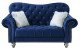 U4422 Sofa Set Navy Global Furniture