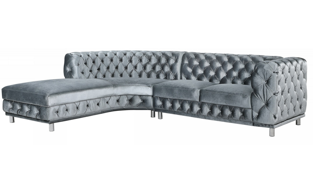 Santana U547 Sectional Dark Grey Global Furniture