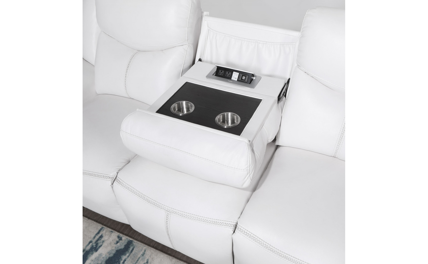 Melody U5987 Sofa Set White Global Furniture