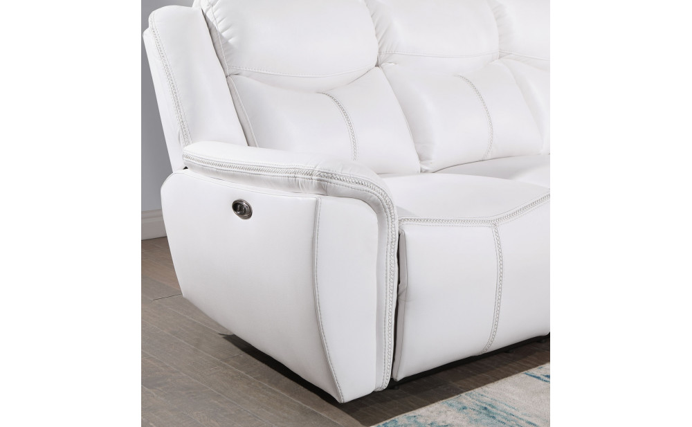 Melody U5987 Sofa Set White Global Furniture