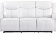 Melody U5987 Sofa White Global Furniture