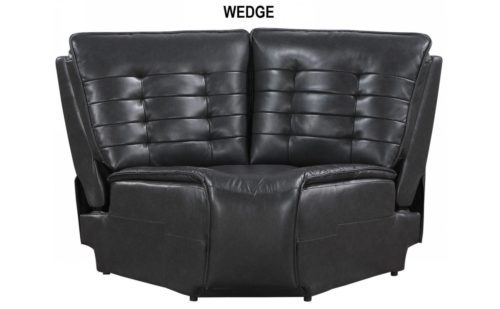 Rotterdam U6066 Sectional Dark Grey / Black / Charcoal Global Furniture