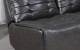 Rotterdam U6066 Sectional Dark Grey / Black / Charcoal Global Furniture