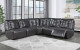 Rotterdam U6066 Sectional Dark Grey / Black / Charcoal Global Furniture