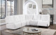 Rotterdam U6066 Sectional White Global Furniture