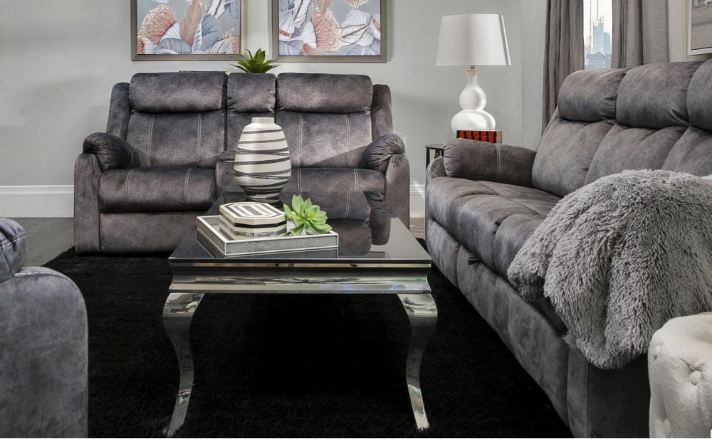 U7303 Sofa Set w Table Granite Global Furniture