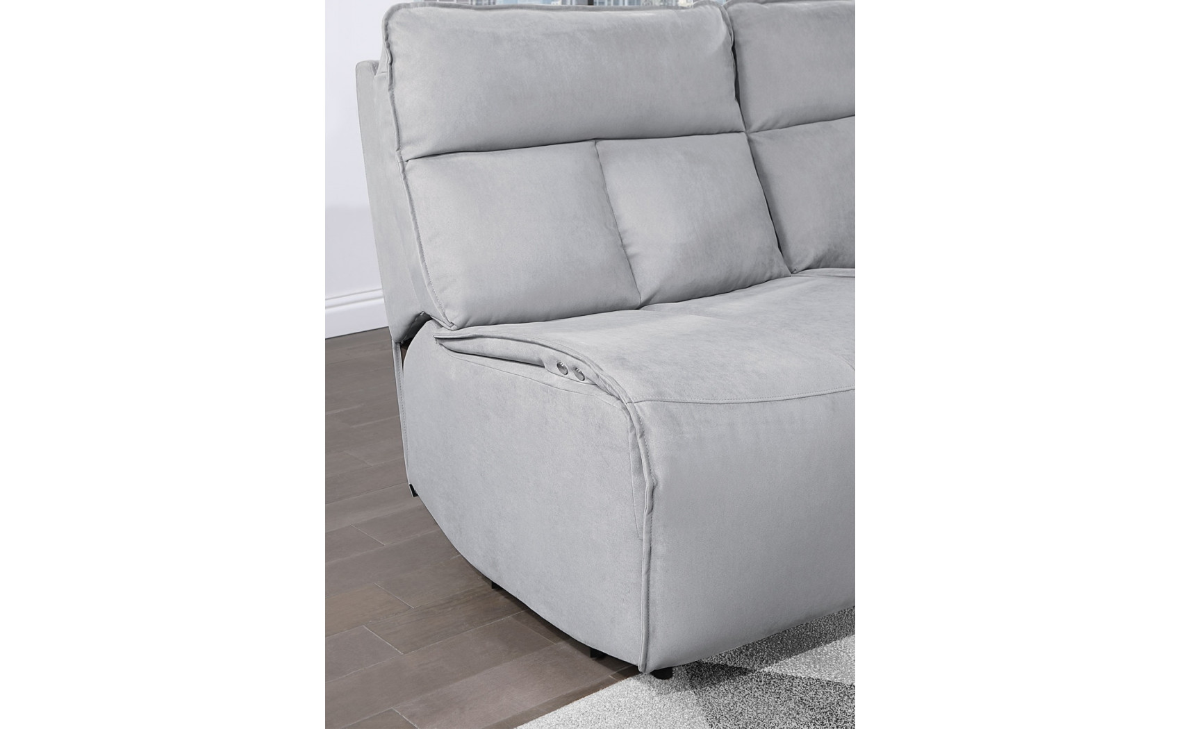 Rotterdam II U8088 Sectional Light Grey Global Furniture