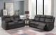 Tori U8517 Sofa Set Charcoal Grey Global Furniture