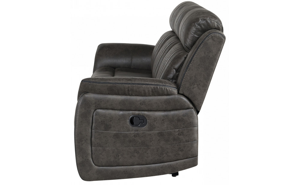 Tori U8517 Loveseat Charcoal Grey Global Furniture