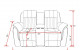 Tori U8517 Loveseat Charcoal Grey Global Furniture