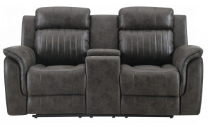 Tori U8517 Loveseat Charcoal Grey Global Furniture Tori U8517 Loveseat Charcoal Grey Global Furniture