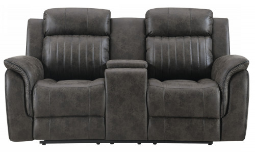 Tori U8517 Loveseat Charcoal Grey Global Furniture