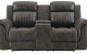 Tori U8517 Loveseat Charcoal Grey Global Furniture