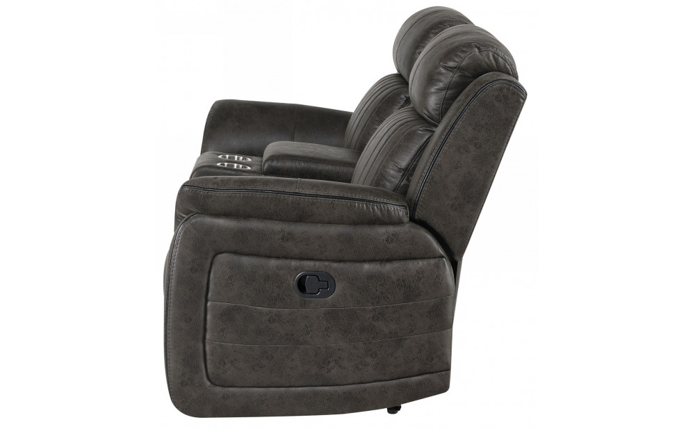 Tori U8517 Sofa Set Charcoal Grey Global Furniture