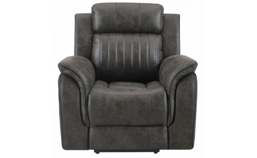 Tori U8517 Chair Charcoal Grey Global Furniture