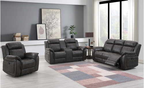 Tori U8517 Sofa Set Charcoal Grey Global Furniture Tori U8517 Sofa Set Charcoal Grey Global Furniture