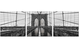 Brooklyn Bridge Classic Wall Art Black / Grey / White J&M Furniture Brooklyn Bridge Classic Wall Art Black / Grey / White J&M Furniture