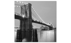 Brooklyn Bridge II Wall Art Black / White J&M Furniture Brooklyn Bridge II Wall Art Black / White J&M Furniture