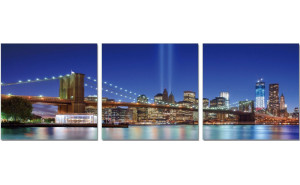 Brooklyn Bridge Wall Art Black / Grey / White J&M Furniture Brooklyn Bridge Wall Art Black / Grey / White J&M Furniture