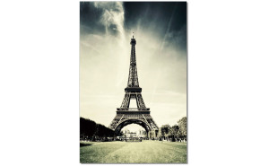 Eiffel Tower Wall Art Navy Blue / White J&M Furniture