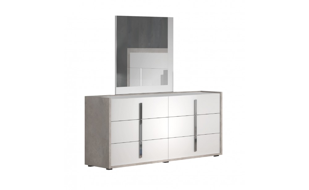 Ada Nightstand Cemento Bianco Opac J&M Furniture