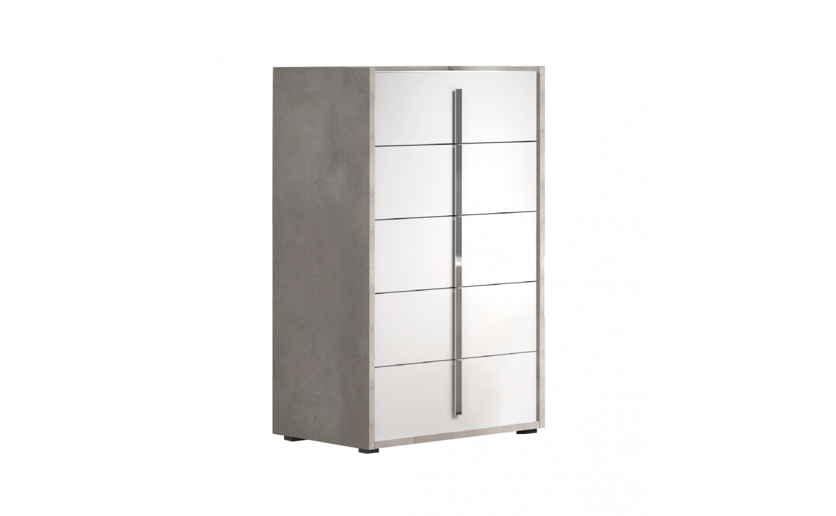 Ada Nightstand Cemento Bianco Opac J&M Furniture