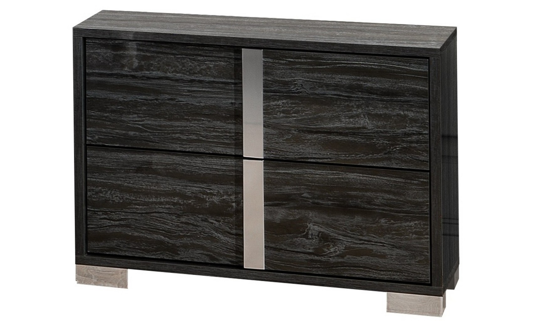 Alice Bed Grey Glossy / Leatherette J&M Furniture