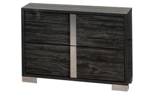 Alice Nightstand Grey Glossy J&M Furniture Alice Nightstand Grey Glossy J&M Furniture