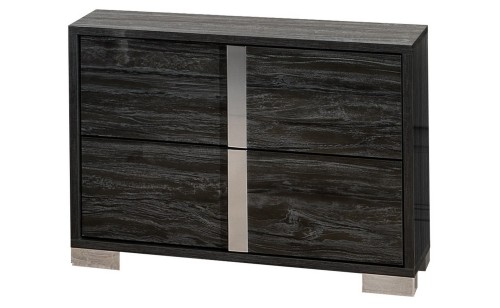 Alice Nightstand Grey Glossy J&M Furniture Alice Nightstand Grey Glossy J&M Furniture