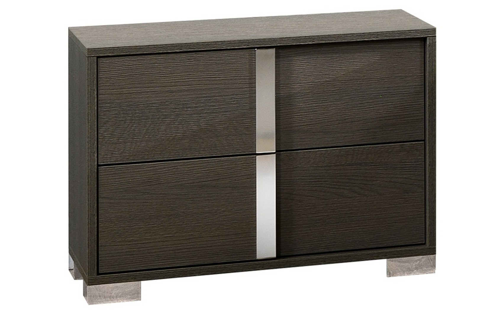 Alice Bedroom Set Matte Grey Matte / Leatherette J&M Furniture