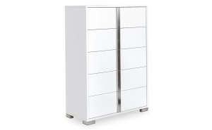 Alice Chest White Glossy J&M Furniture Alice Chest White Glossy J&M Furniture