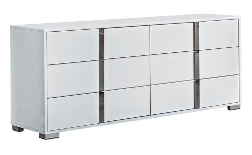 Alice Dresser White Glossy J&M Furniture Alice Dresser White Glossy J&M Furniture