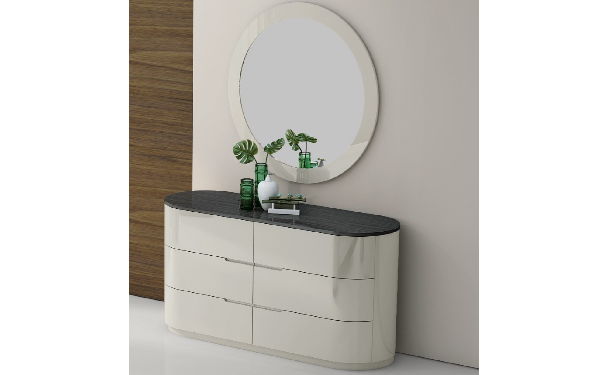 Amsterdam Bedroom Set Dark Grey & Light Grey J&M Furniture JM