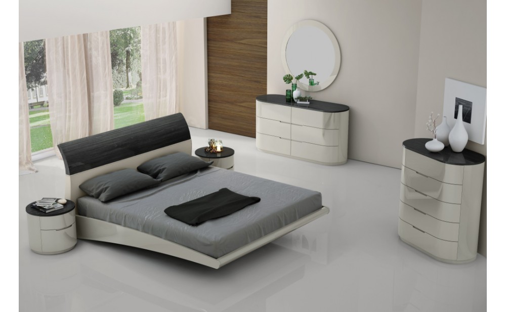 Amsterdam Bed Dark Grey & Light Grey J&M Furniture