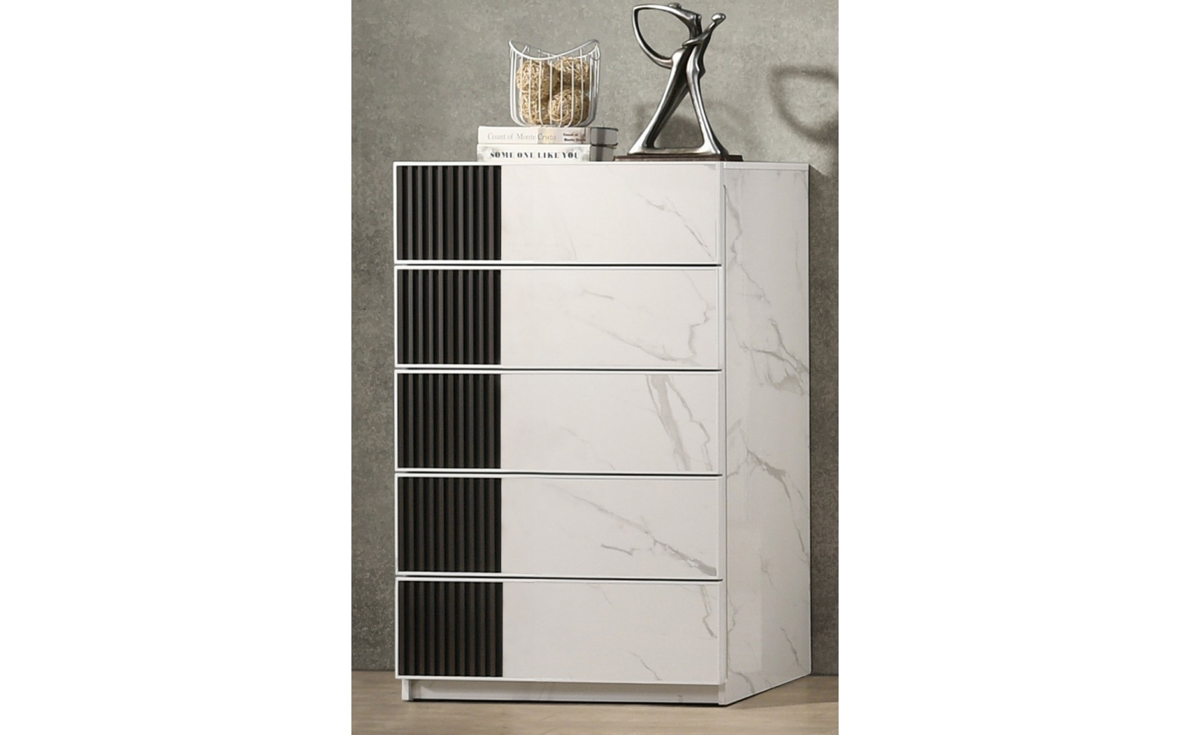 Bianca Bedroom Set White / Grey J&M Furniture