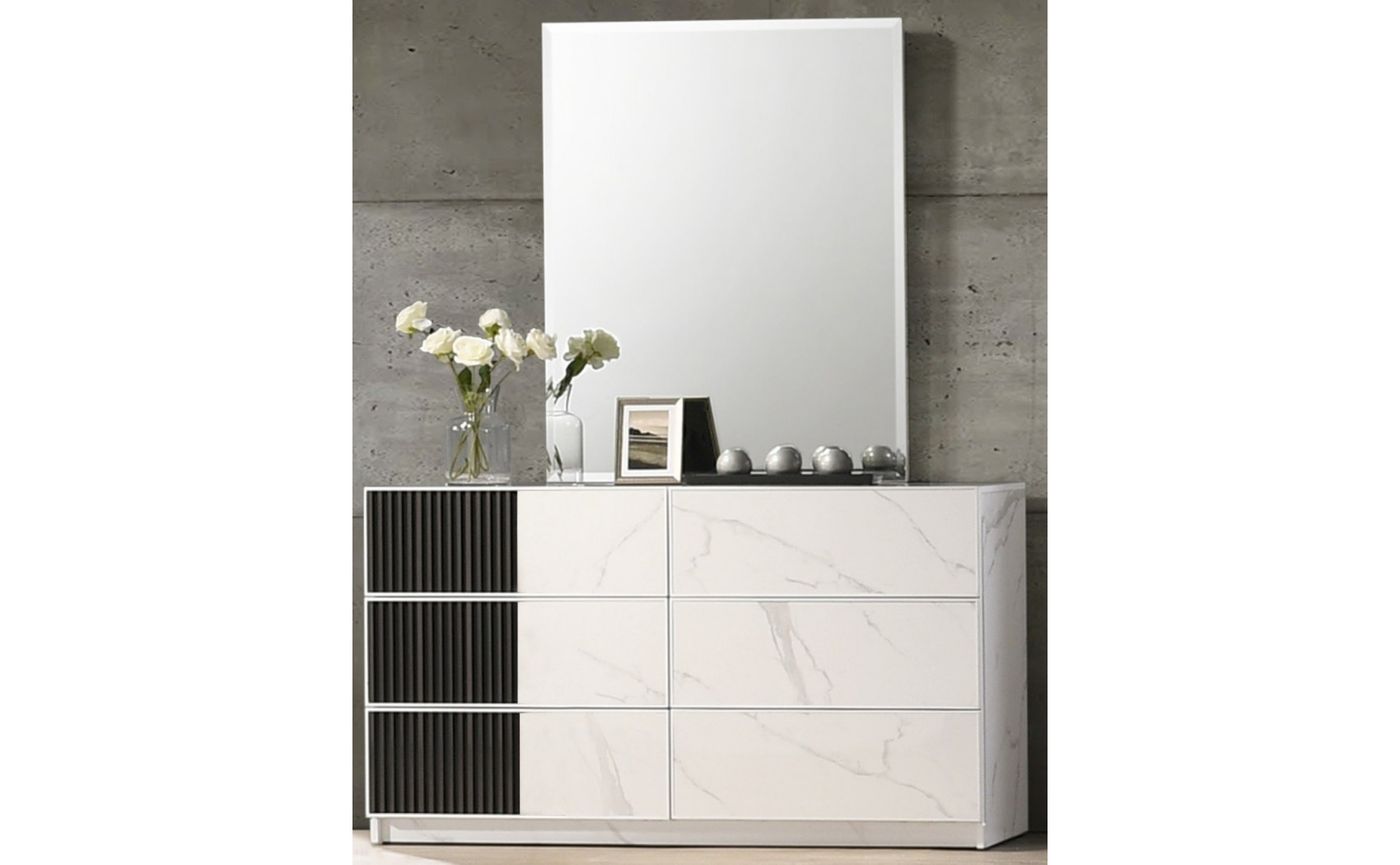 Bianca Bedroom Set White / Grey J&M Furniture