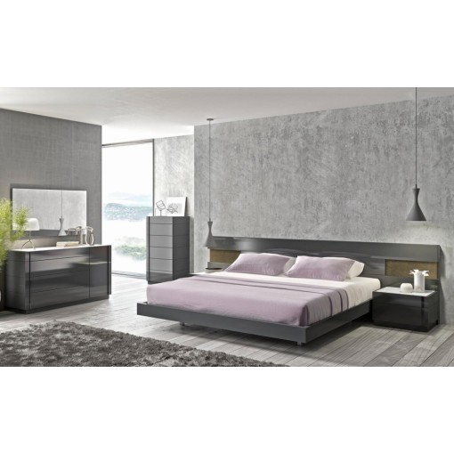 Braga Casegoods Grey Lacquer J&M Furniture