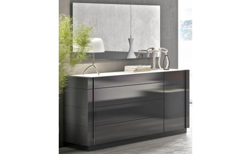 Braga Dresser Grey Lacquer J&M Furniture