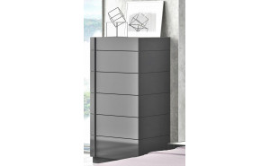 Braga Chest Grey Lacquer J&M Furniture Braga Chest Grey Lacquer J&M Furniture