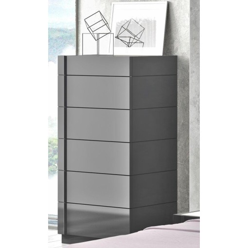 Braga Chest Grey Lacquer J&M Furniture