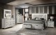 Brickfield Bed Silver Glossy / Leatherette J&M Furniture