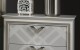 Brickfield Bed Silver Glossy / Leatherette J&M Furniture