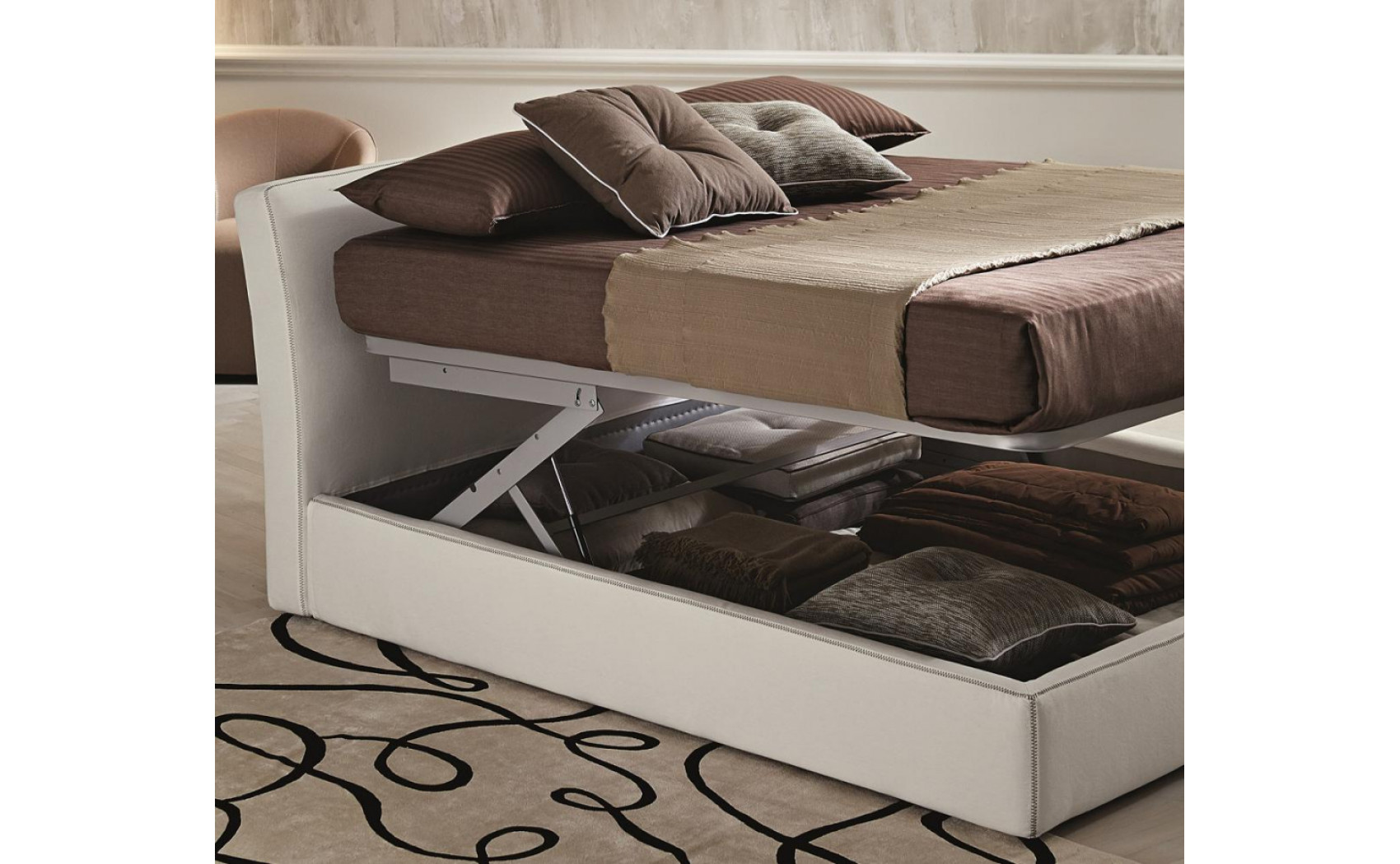 Clay Storage Bed White J&M Furniture