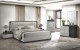 Cube Bed Grey / Dark Grey Glossy / Leatherette J&M Furniture