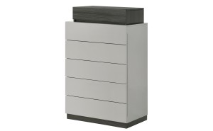 Cube Chest Grey / Dark Grey Glossy J&M Furniture Cube Chest Grey / Dark Grey Glossy J&M Furniture