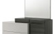 Cube Bed Grey / Dark Grey Glossy / Leatherette J&M Furniture