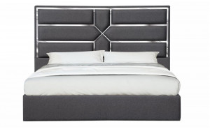 Da Vinci Bed Charcoal J&M Furniture