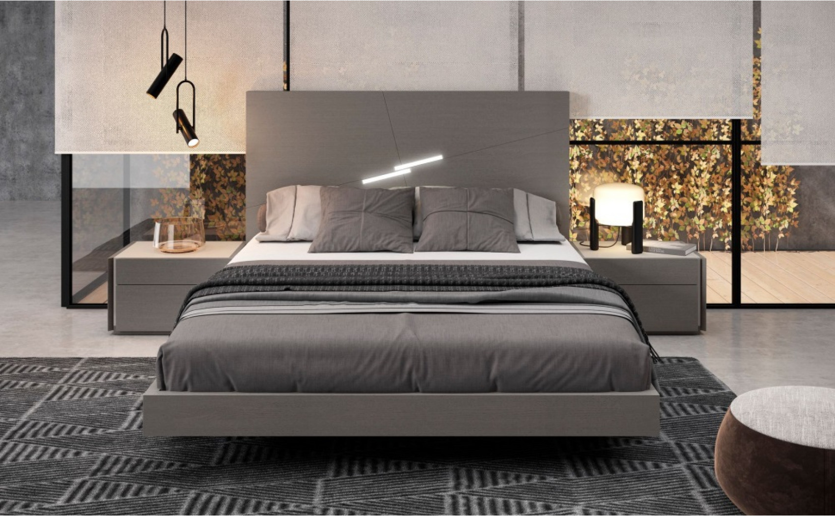 Faro Bedroom Set Grey J&M Furniture